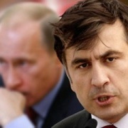 President of Russia V. Putin and former leader of Georgia M. Saakashvili Photo: Weblinks.ru 